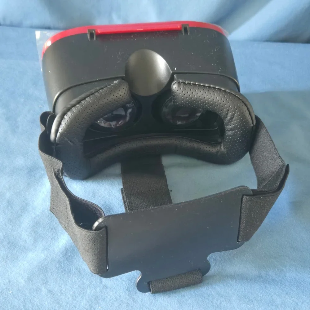 Onn Virtual Reality Smartphone Headset Red Black ONA17VR004 Fit up to 6in screen